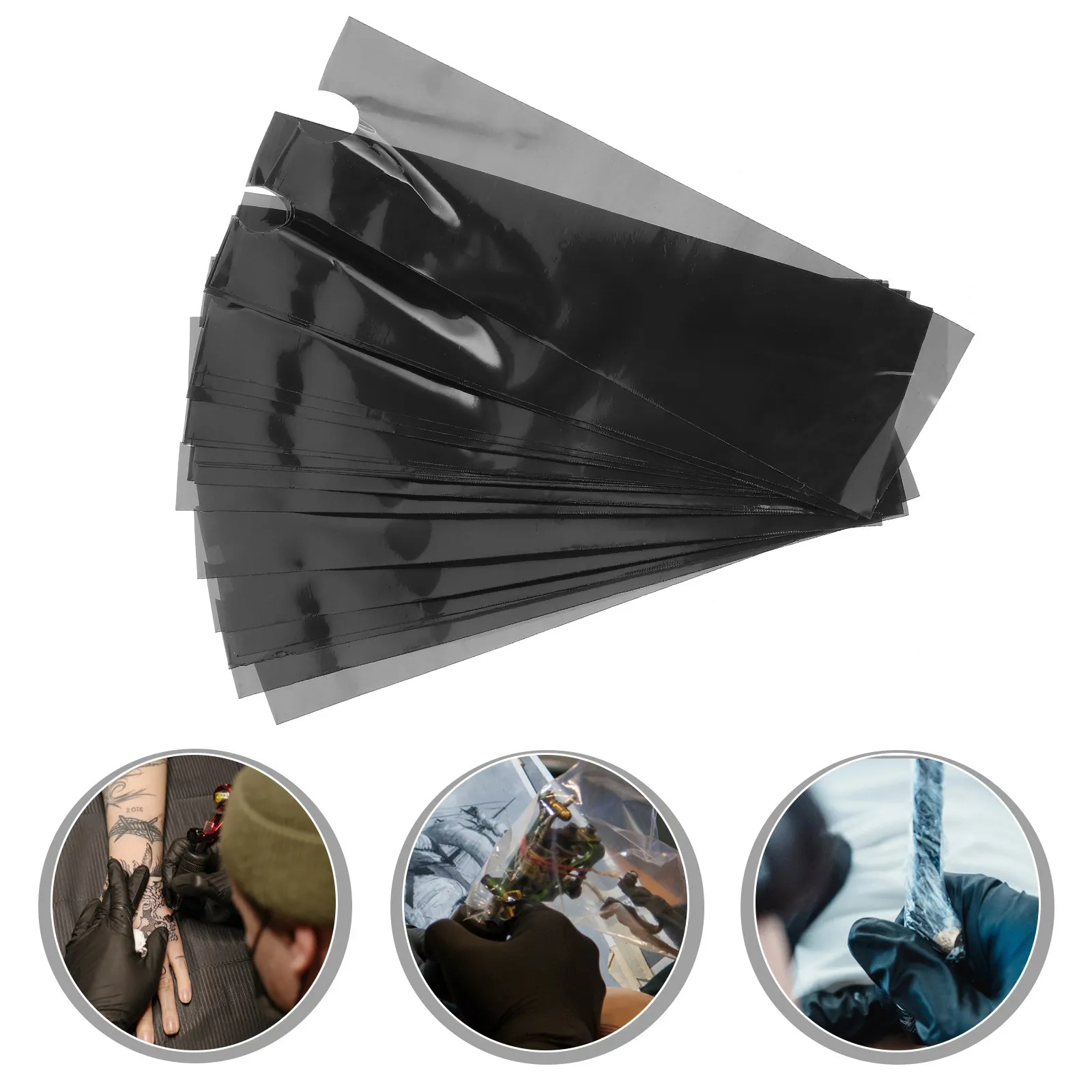 

200Pcs Disposable Tattoo Pen Sleeve Plastic Cover Protective Wrap for Tattoo Machine Plastic Pen Wrap Tattooing Supply