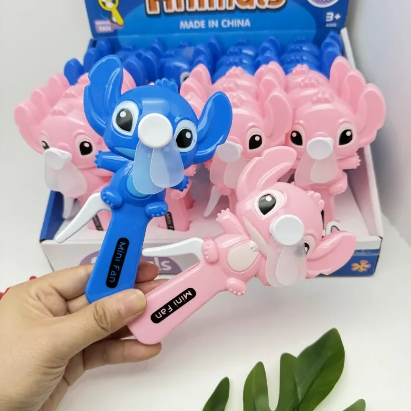 

Stitch Press Handheld Fan Summer Creative Battery Free Kids Fans Kawaii Cartoon Student Outdoors Portable Mini Fan Birthday Gift
