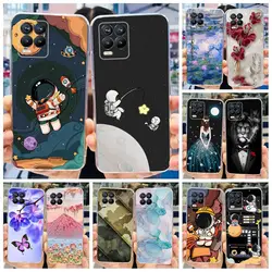 For Realme 8 Pro Case Realme 8i Cover RMX3151 RMX3081 Lovely Astronaut Silicone Bumper For Realme 8 RMX3085 Realme8i Phone Cases