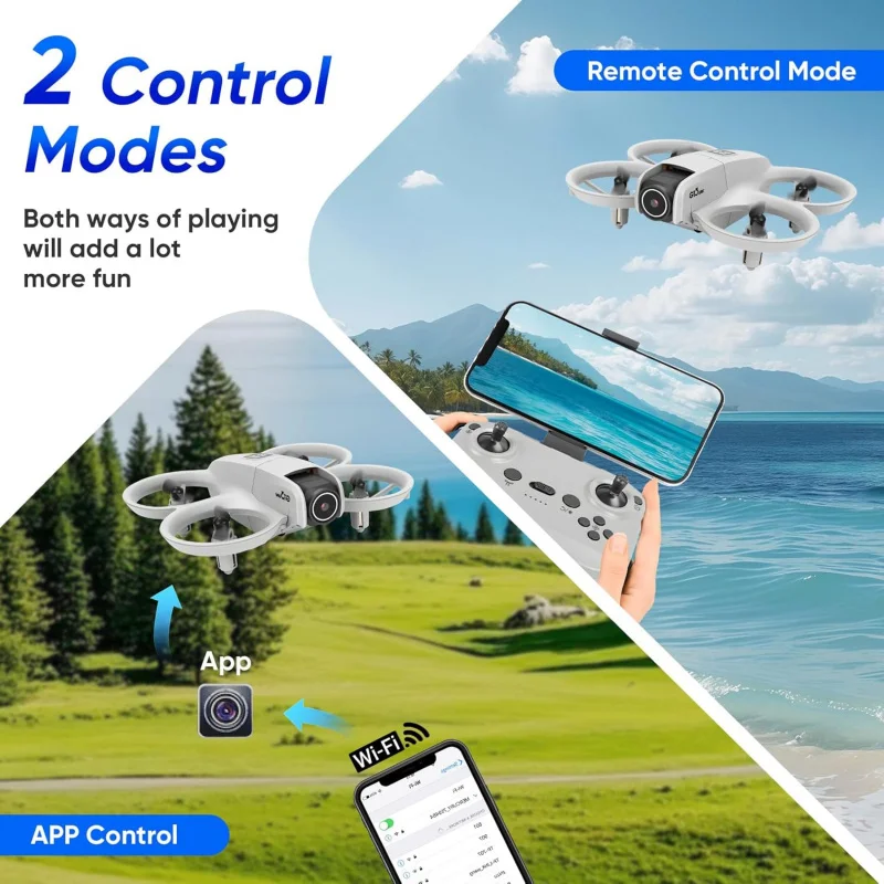 

Mini Drone for Kids with Camera and Cool Light,Rc Drone Indoor Small Helicopter,Birthday Gifts for Boys and Girls