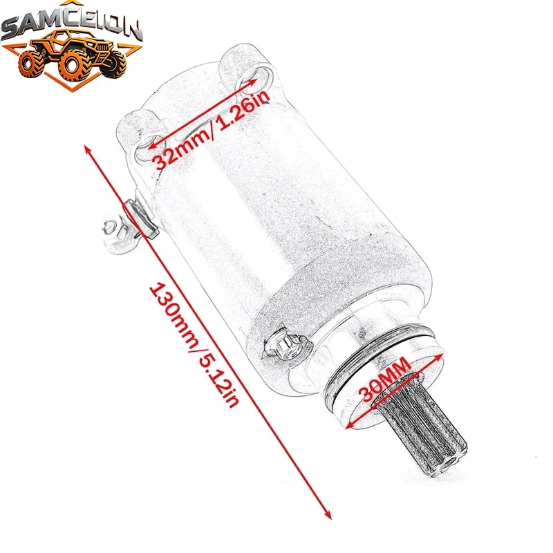 Motorcycle Electrical Starter Motor For Yamaha WR250F YZ250F YZ250F MONSTER YZ250F 50TH YZ250FX P/N:B7B-81890-00 B7B-81890-01