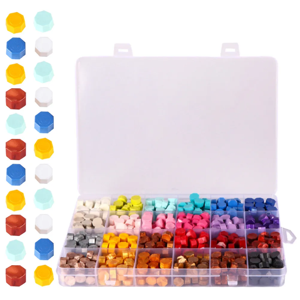 

Набор восковых гранул для печатей: легко тают, быстро охлаждаются, идеально подходят для запечатывания конвертов, открыток, рукописей, карт, поделок своими руками, свадебных приглашений.