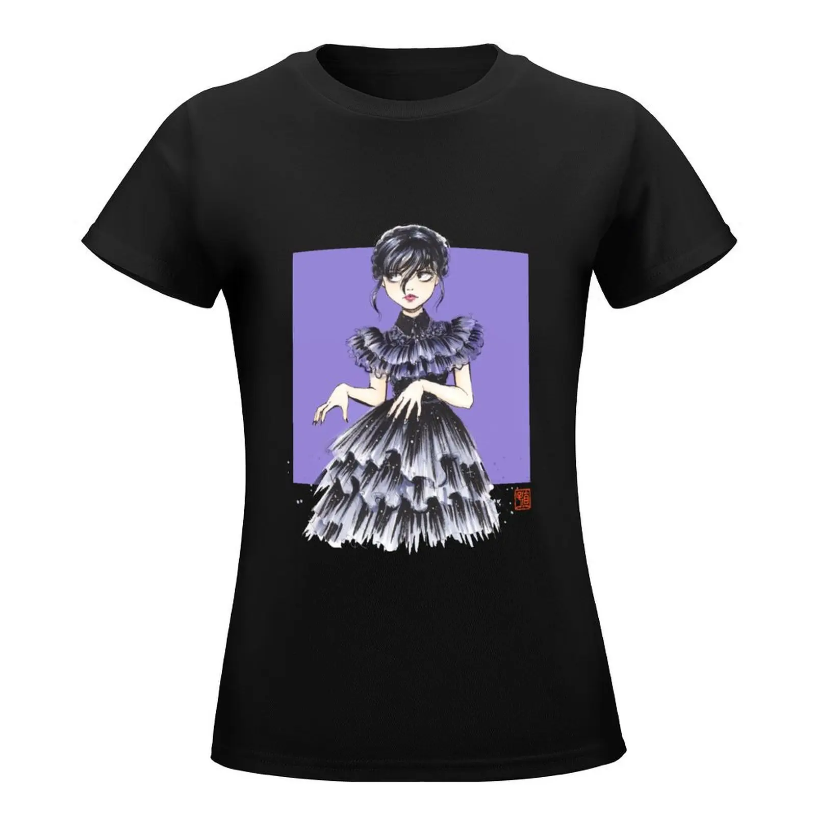 Dancing Wednesday T-Shirt shirts graphic tees summer clothes aesthetic clothes ariat shirts for Women