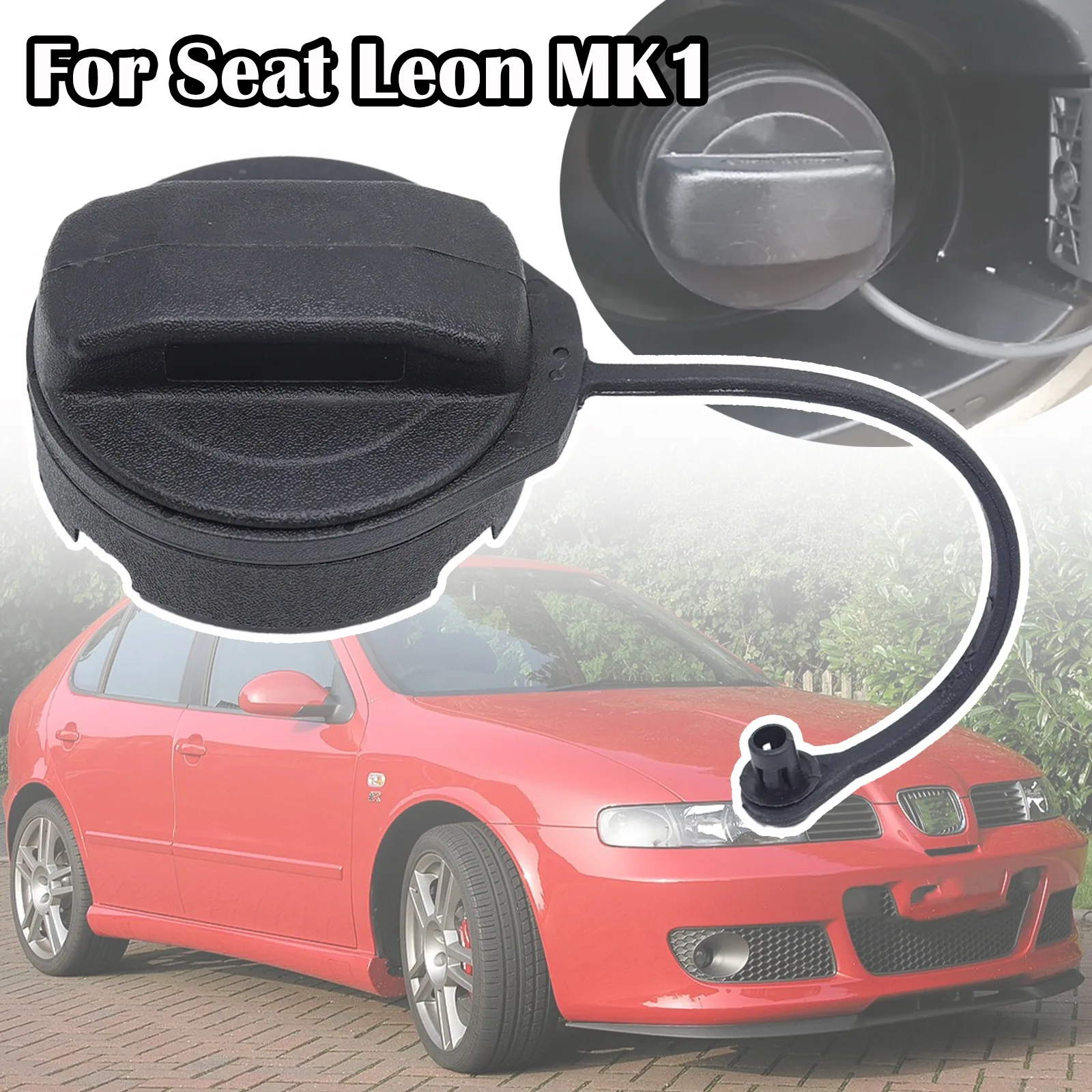 

Fuel Oil Tank Cover Plug Petrol Diesel Cap Lid Gas Filler Support Retaining Strap Cord Rope Tether For Seat Leon MK1 MK2 1M 1P