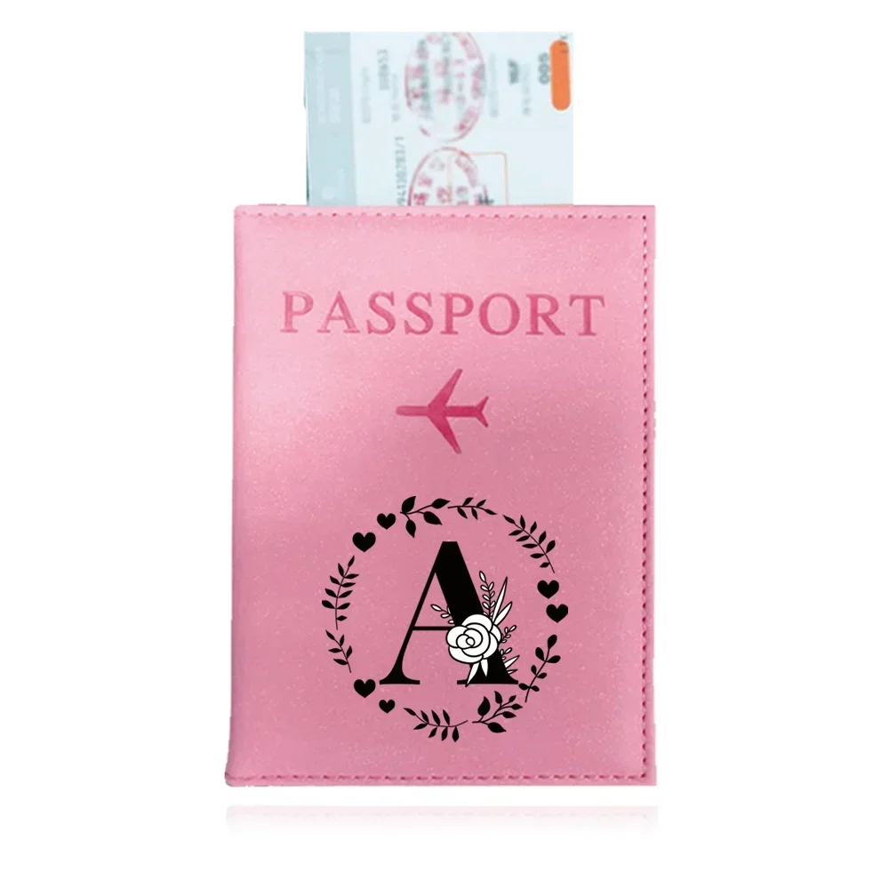 Passport Cover Garland Letter Series Waterproof Case for Passport Business Credit Card Documents Holder Protective Case Pouch