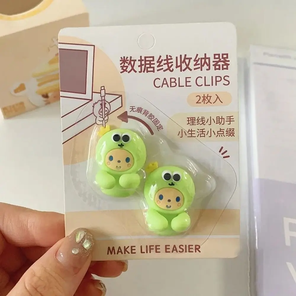 Kabel Clips Cartoon Kabel Organizer Kabel Halter Tiere Tiere Kabel Halter Werkzeug Klebrige Haken Daten Linie Draht Haken Lagerung