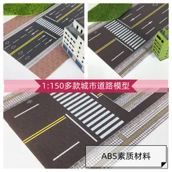 1/150 N Scale Urban Simulation Road Sand Table Road Scene Model Model Kit  Toys