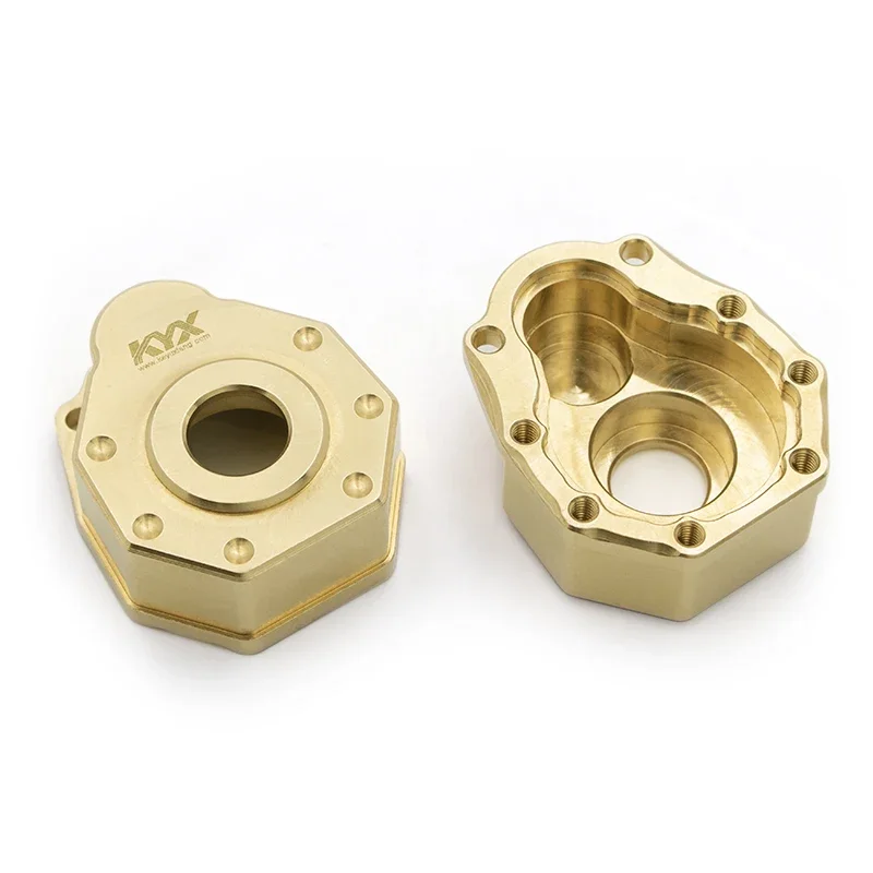 KYX Racing Brass Heavy Weight Rear Axle Outer Portal Drive Housing Cover for 1/10 Rc Crawler Car Traxxas TRX-4 TRX4 118g/pcs