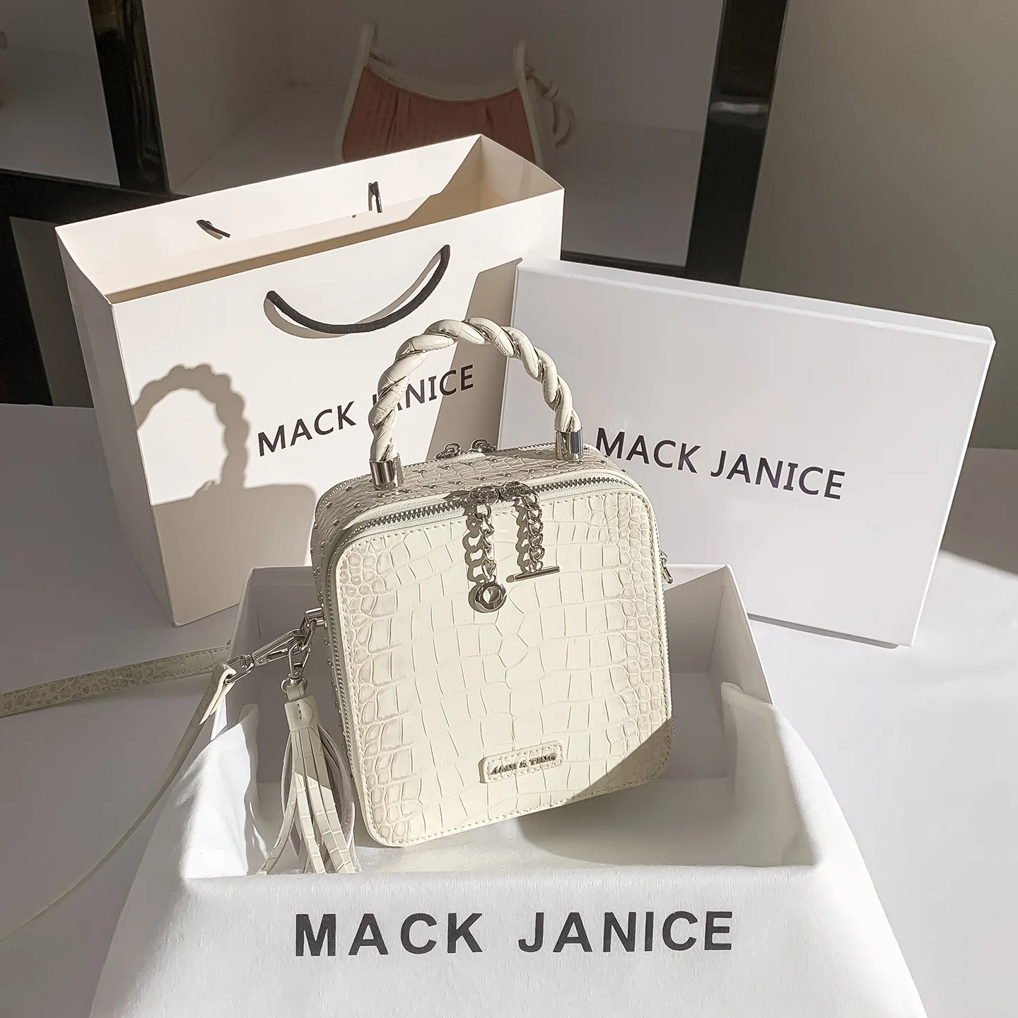 mackjanice-himalayan-white-snake-pattern-small-square-bag-women's-handbag-shoulder-bag-casual-style-fashion-accessory