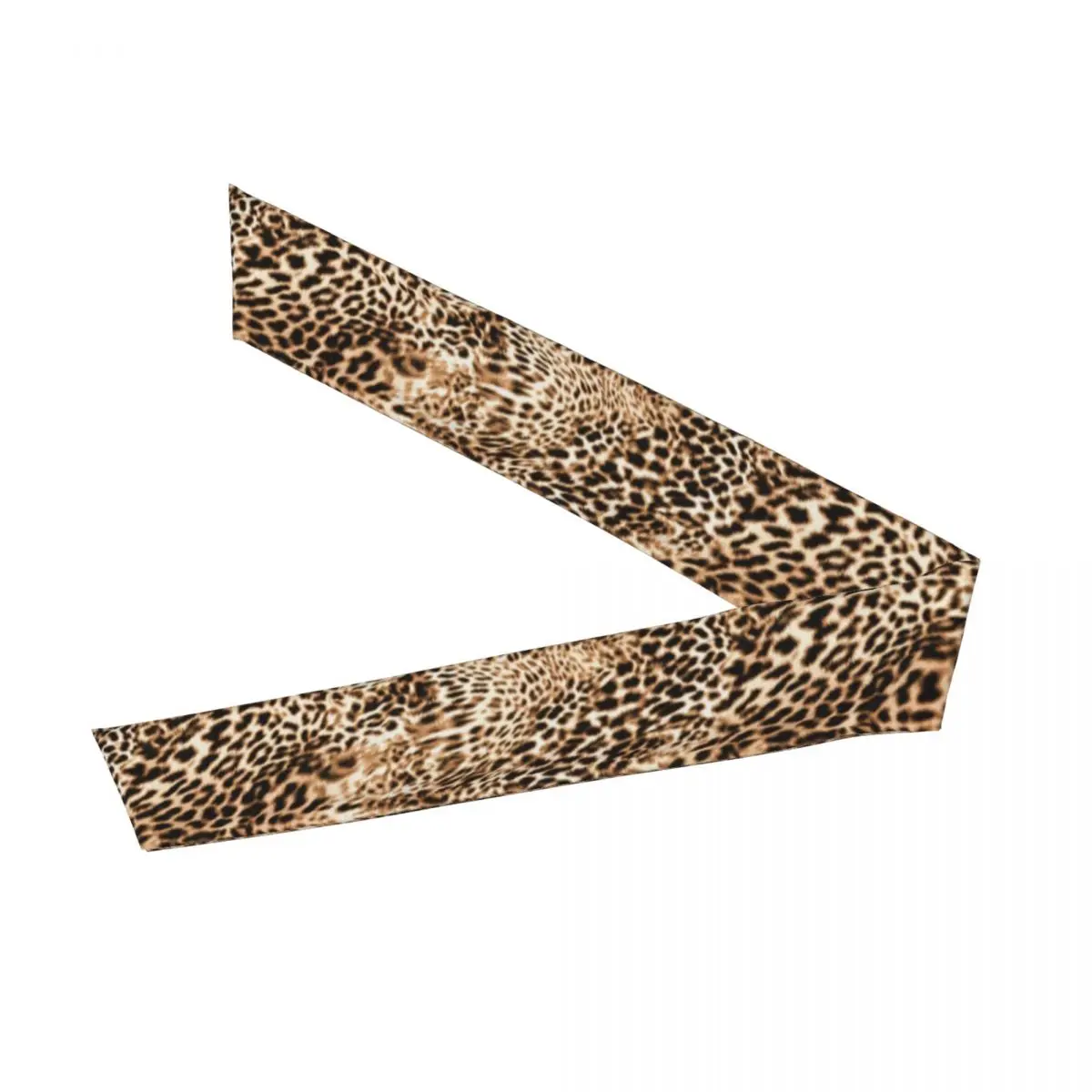 Tie Headbands Leopard Print Sports Head Band Athletic Sweatband Bandana Sweat Wicking