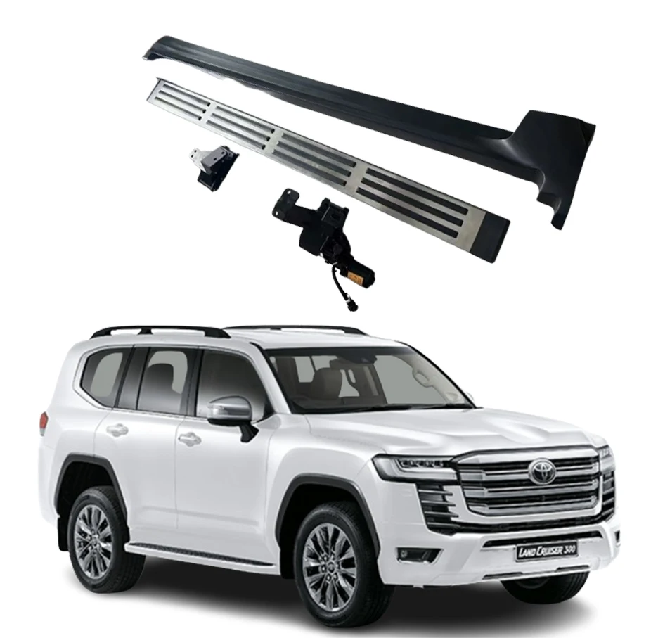 

Power Running Boards Electric Side Steps for 2022+ Toyota Land Cruiser LC300 With Side Skirt