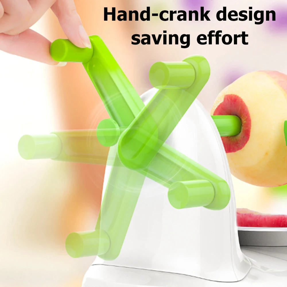 Hand-cranked Multifunction Fruit Peeler With Fruit Slicer Corer Cutter and Blades Apple Pear Kitchen Home Manual Peeler Machine