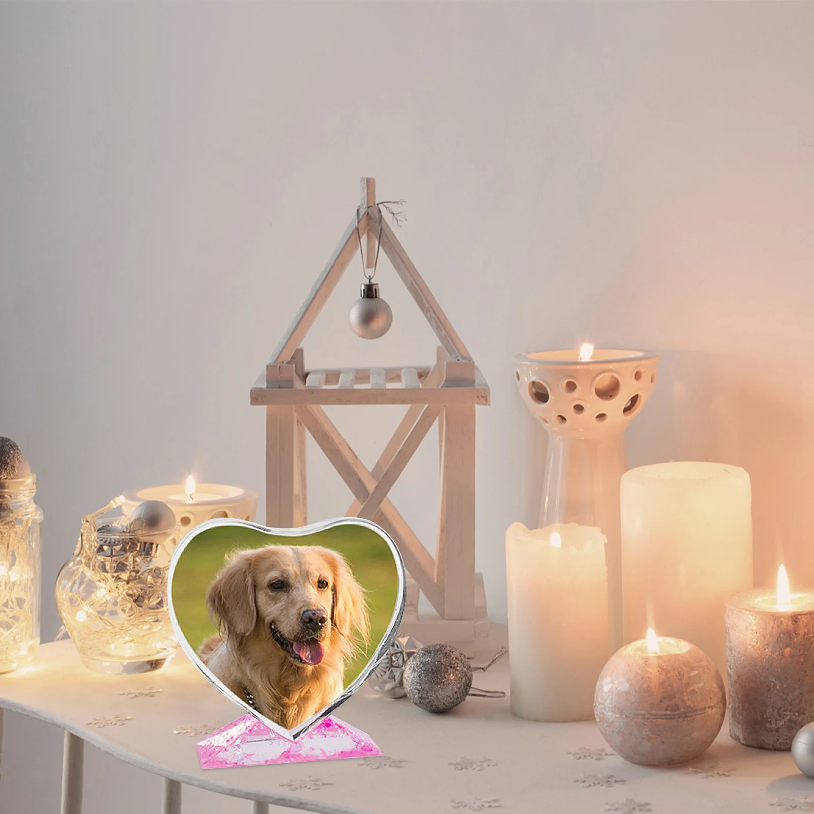 1Pcs Heart Shaped Photo Frame Silicone Mold for DIY Crafting Safe Material Durable Design Romantic Decoration Tool