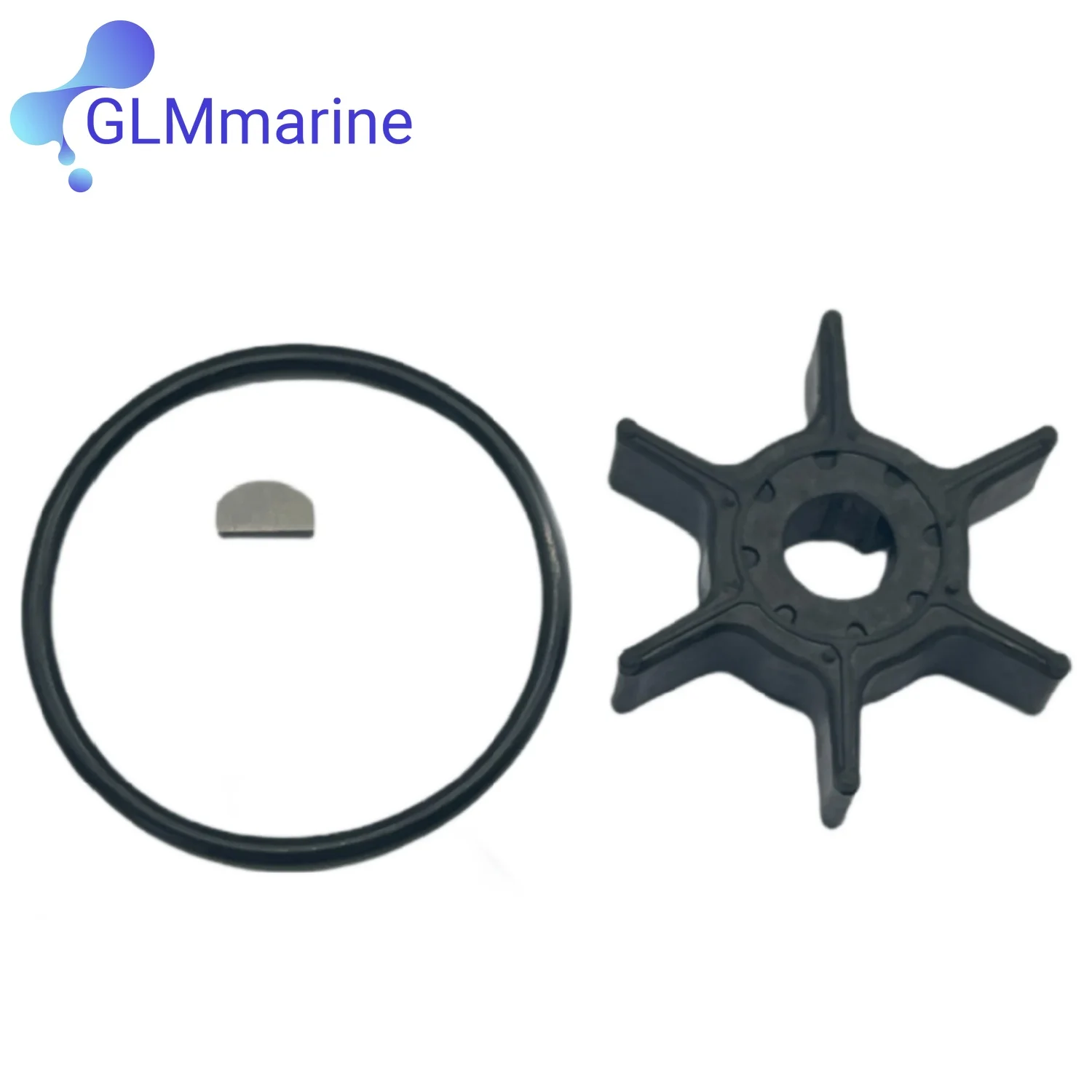 Water Pump Impeller Kit Fits for Yamaha F6 F8 F9.9 6 8 9,9 HP 4-Stroke Outboard Motor Parts Cooling System Replaces 68T-44352-00