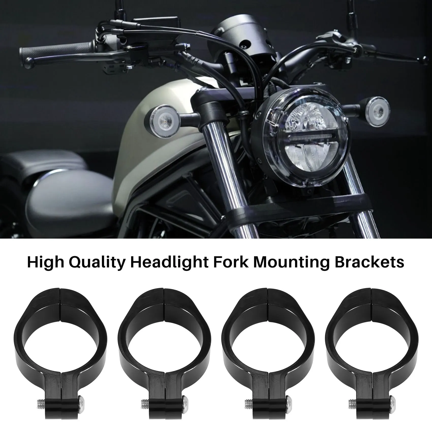 Motorcycle Headlight Brackets Models 39Mm / 41Mm (Universal) Fork Tube Diameter Universal Fit for / / / /