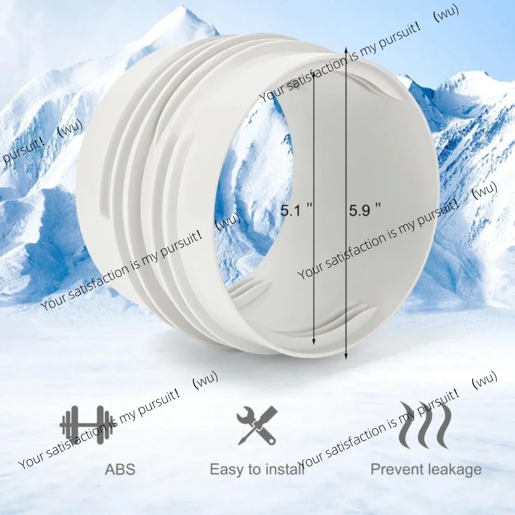 

Portable Exhaust Hose For Air Conditioning ,Tumble Dryer, Cooker Hood 5/5.9 Inch Air Conditioner Hose Connector Extension New