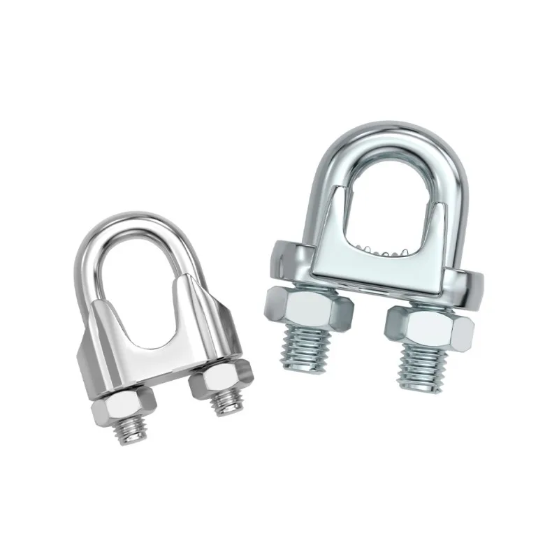 Galvanized steel wire rope, chuck snap, chuck U-shaped lock U-shaped fixed joint