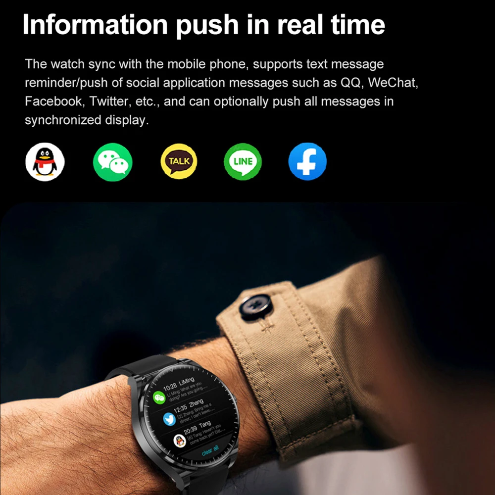 หูฟังไร้สายบลูทูธ2 in 1หูฟังอัจฉริยะ, สมาร์ทวอท์ชอัตราการเต้นของหัวใจหูฟังตัดเสียงรบกวนกีฬา