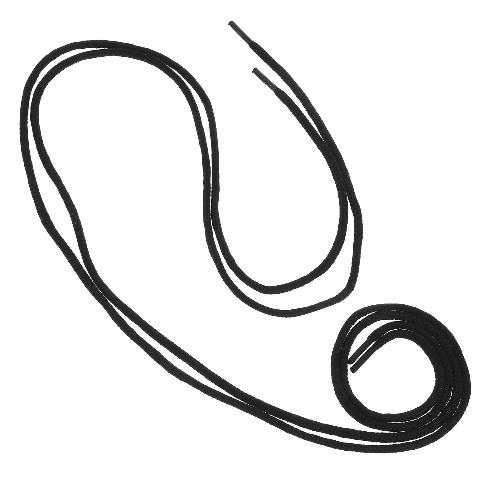 

Fireproof Boot Laces Heat Resistant Black Round Waxed Shoelaces For Welding Work Boots Hiking Firefighting Safety Gear