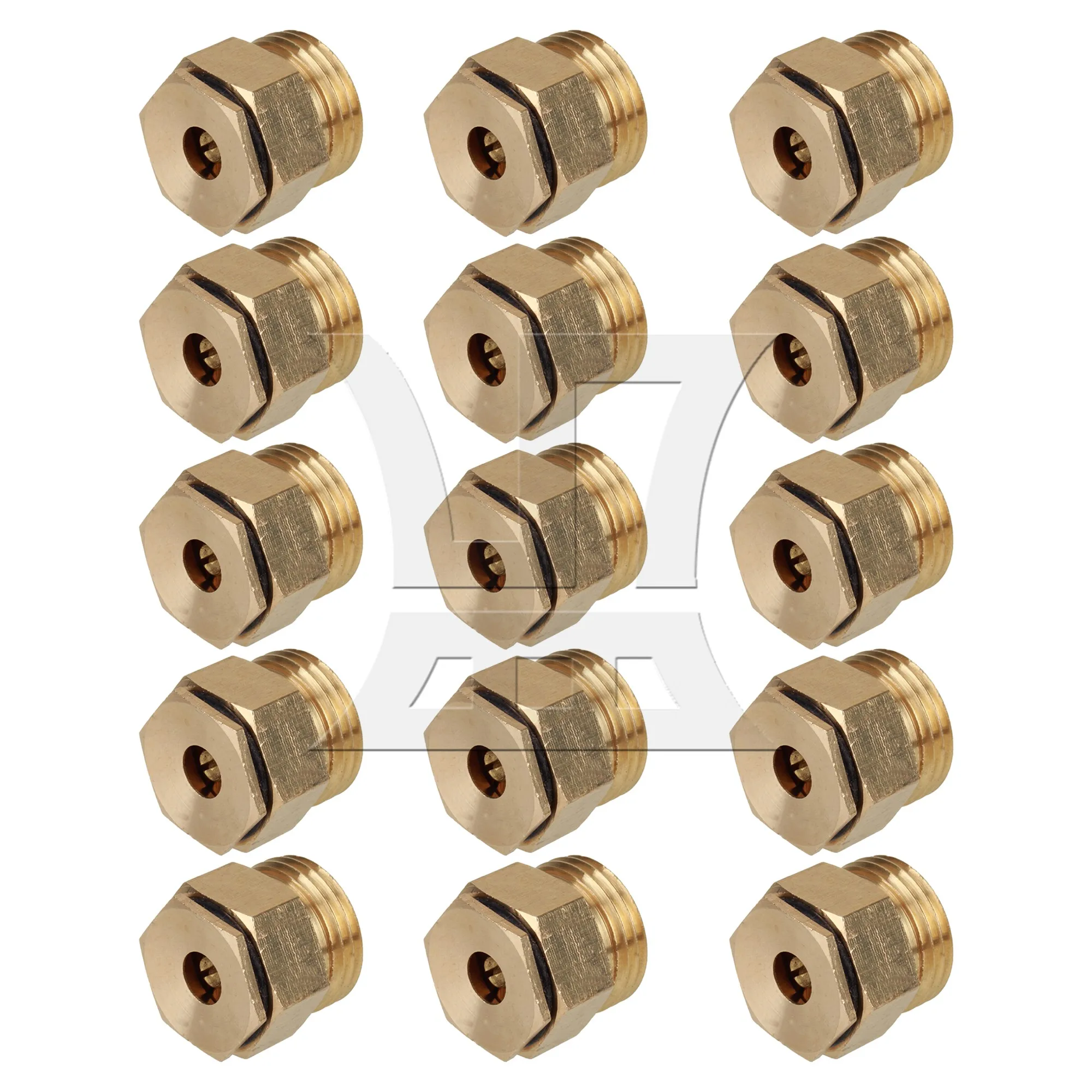 

15 Pcs BSP 1/2" Male Thread Brass Linear Spray Nozzle for Irrigation
