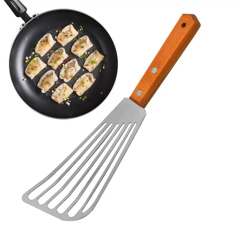 

Fish Spatula Stainless Steel Nonstick Fish Turner Nonstick Comfortable Rustproof Beefsteak Shovel For Dumpling Frying Meat