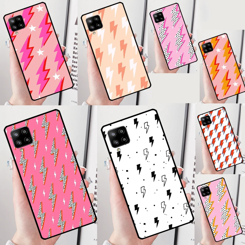 Lightning Bolt For Samsung Galaxy A55 A35 A15 A22 A32 A52 A54 A34 A14 A53 A33 A05 A06 A56 A36 A26 A16 Case