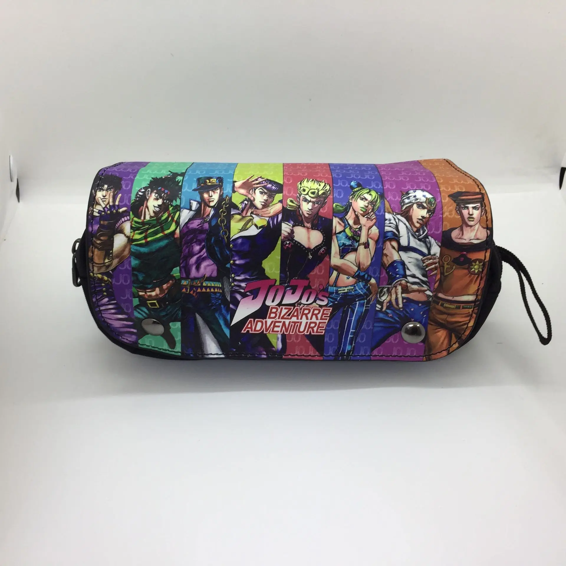 Anime JoJo's Bizarre Adventure Cosplay Stationery Box Student Cartoon Pencil Case Storage Bag Cosmetic Bags Gift