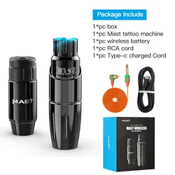 Mast Tour Wireless Tattoo Pen Battery Power Set Permanent Make up Machine Rotary Pen Machine For Tattoo Artist Machine Pens