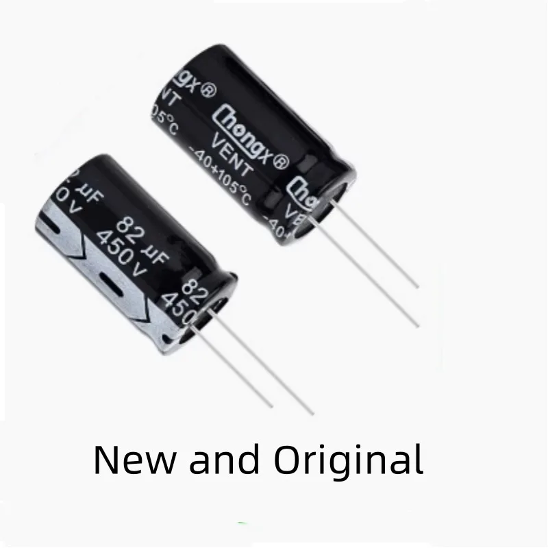 450V 82UF brand new genuine direct insertion aluminum electrolytic capacitor 18X30