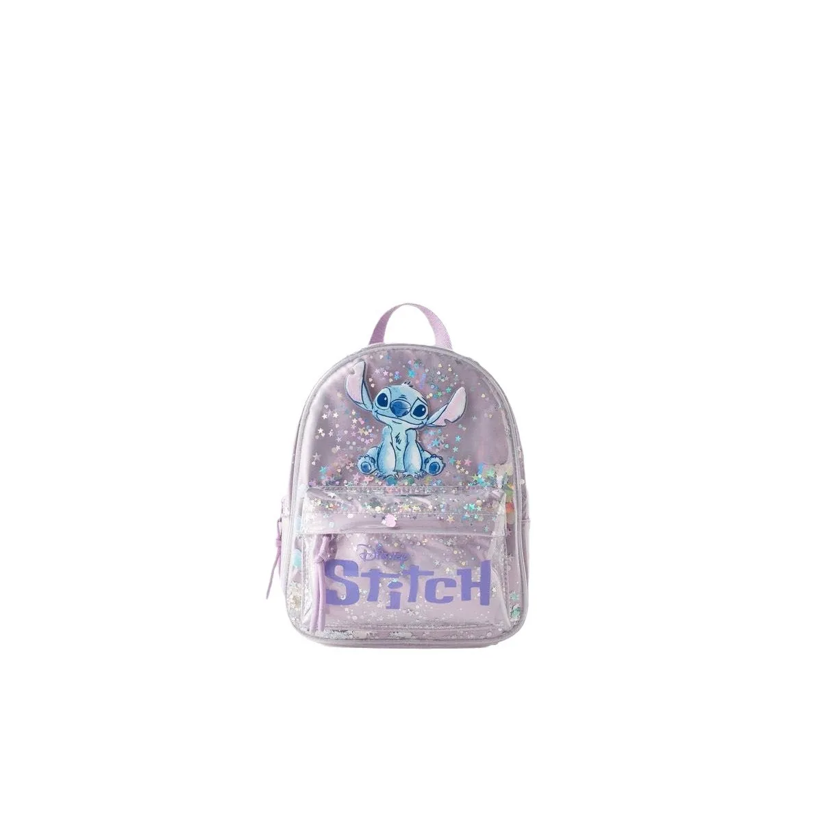 New Disney cartoon Stitch sequin Backpack bag Kindergarten school bag lady girls ball birthday gift