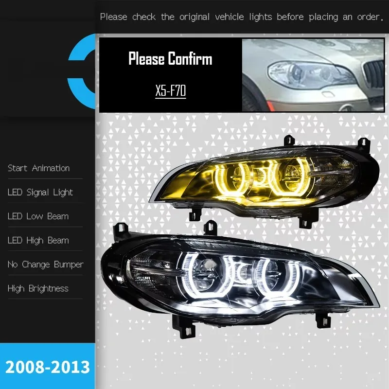 Headlight Assemblyn Sequential Turn Signal Plug and Play                                   hy