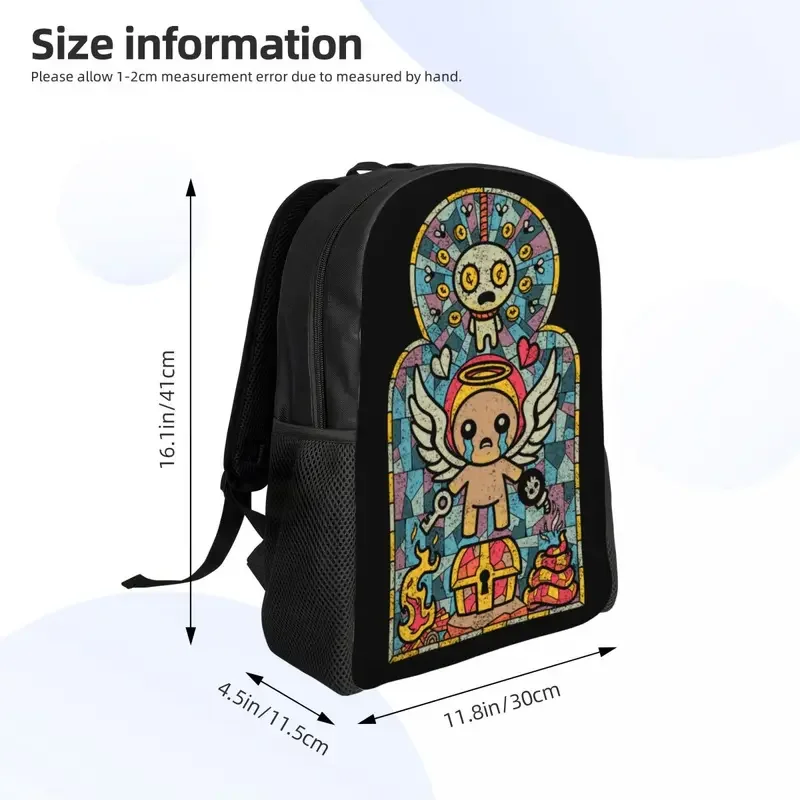 Mochila personalizada para ordenador portátil para hombres y mujeres, bolsa de libros informal para estudiantes universitarios, The Binding Of Isaac Afterbirth