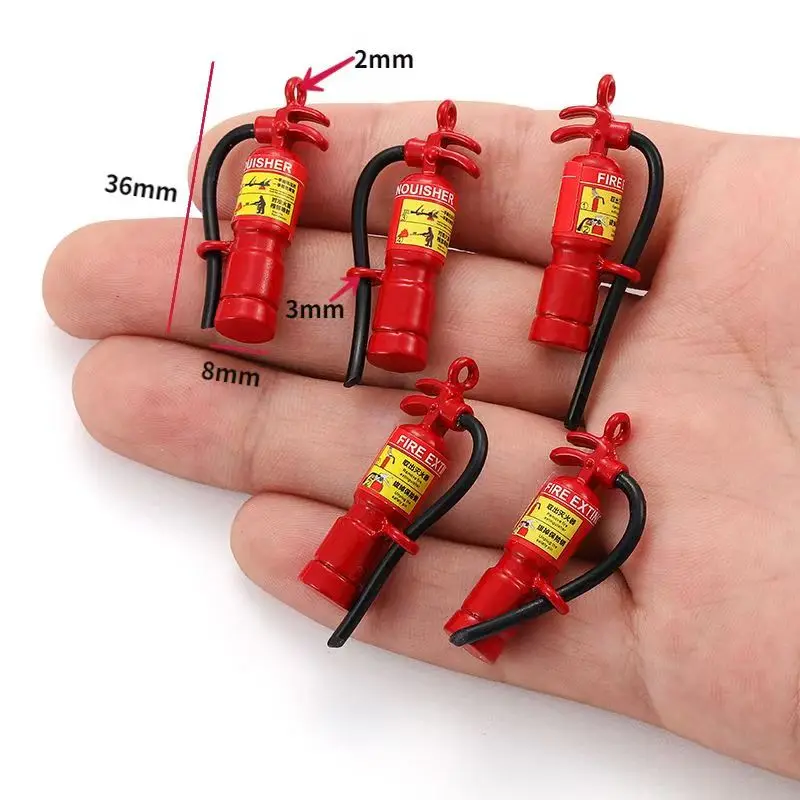 2 Stuks Simulatie Metalen Decoratieve Ornamenten Voor 1/8 1/10 1/12 1/18 Rc Crawler Trx4 Axiale Scx10 D90 Rc Auto deel