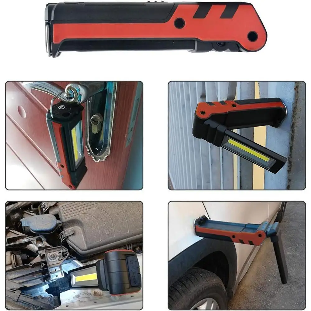 30W LED Work Light Foldable USB Rechargeable Flashlight Outdoor Hiking Fishing Hunting Camping Lighting