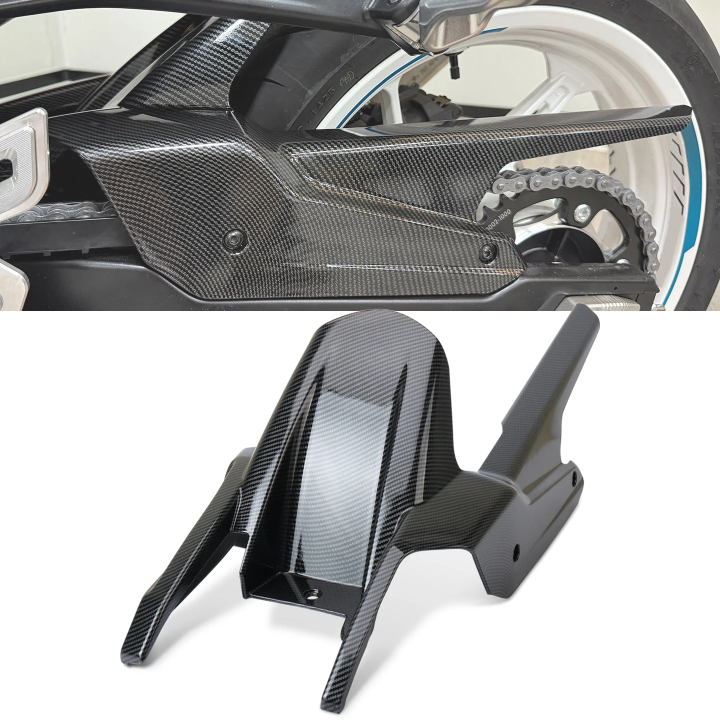 

Motorcycle Rear Chain Guard Fender Mudguard Mud Guard Tire Wheel Fairing For 450SR 450 SR 2022-2025