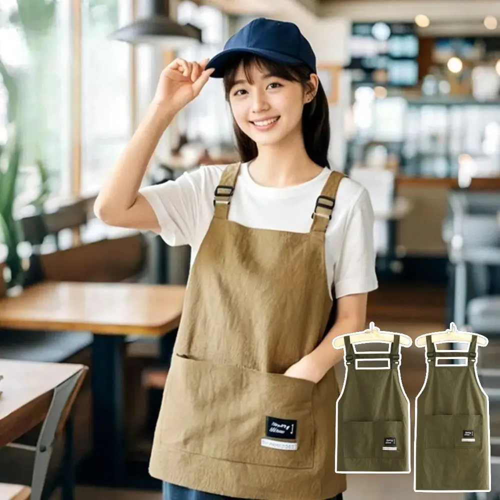 New Professional Barber Apron 2 Sizes Waterproof Cooking Aprons Breathable Large Pocket Working Clothes for Hairdressing