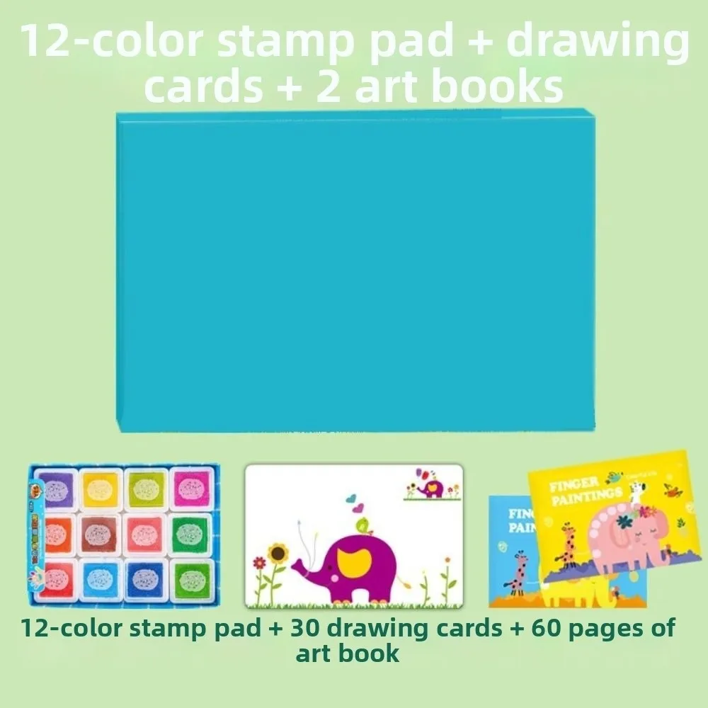 Dessin créatif livres de coloriage dessin animé Animal bricolage doigt Art dessin livre apprentissage précoce épais Graffiti dessin jouets enfant en bas âge