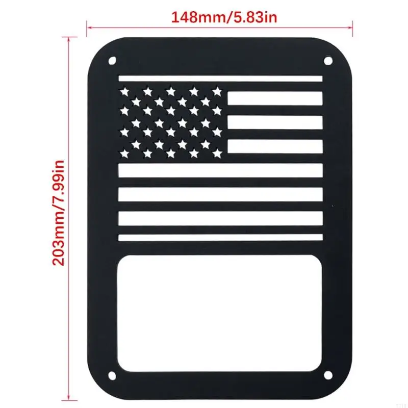 77HF ممارسة تركيب واقي الضوء الخلفي لسيارة الدفع الرباعي 2007 2018 يعزز الموضة الأمنية #6