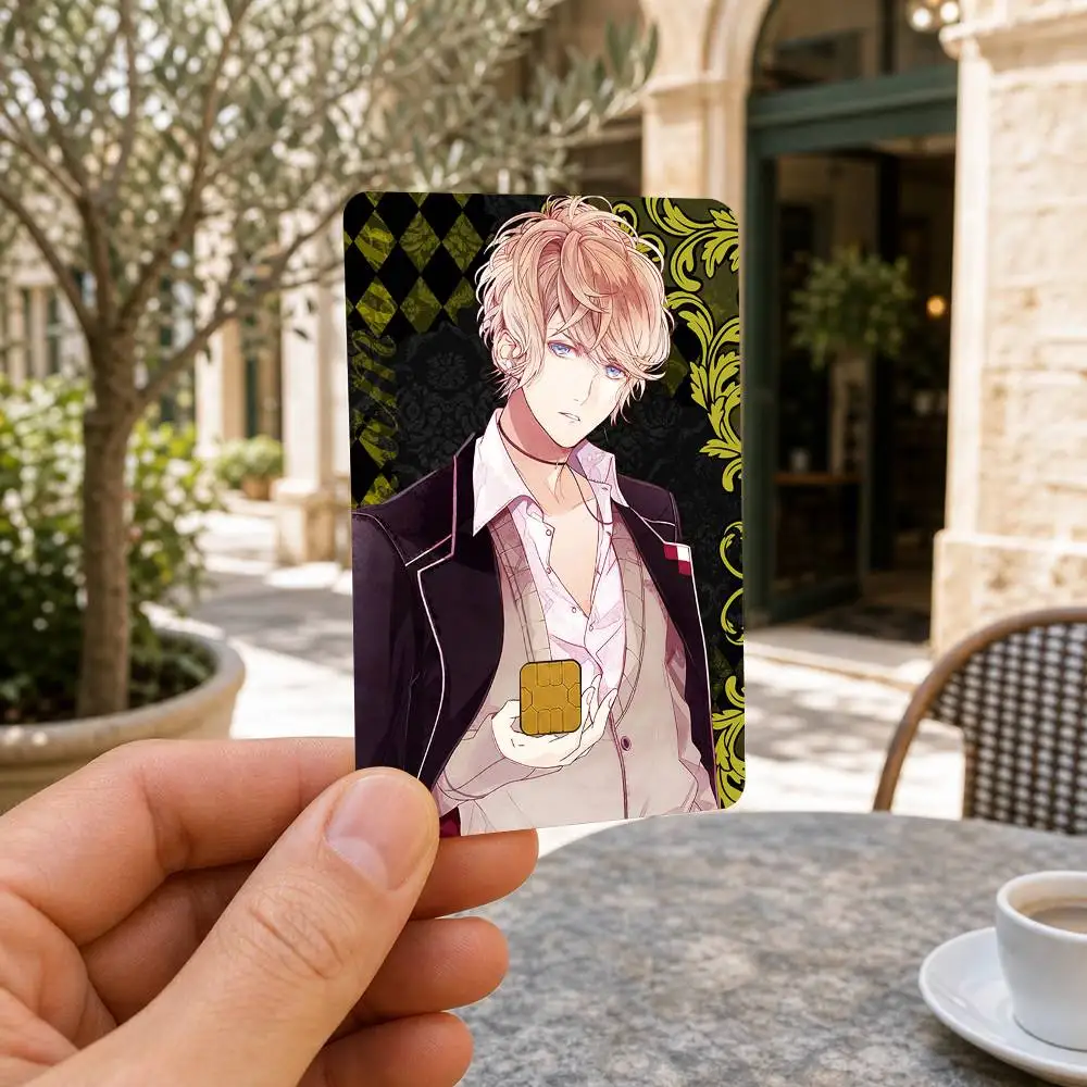 D-Diabolik Lovers Shu Sakamaki HD Waterproof Card Skins Protective Stickers for Credit Bank Game Cards