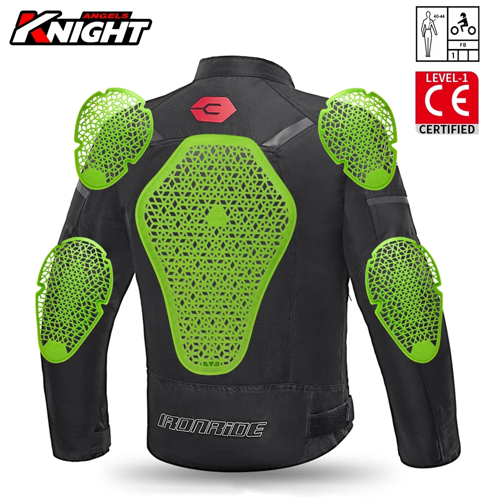 دراجة نارية سترة الظهر حامي شهادة CE دراجة نارية درع المدمج في واقية مكافحة سقوط الكتف الكوع منصات الركبة