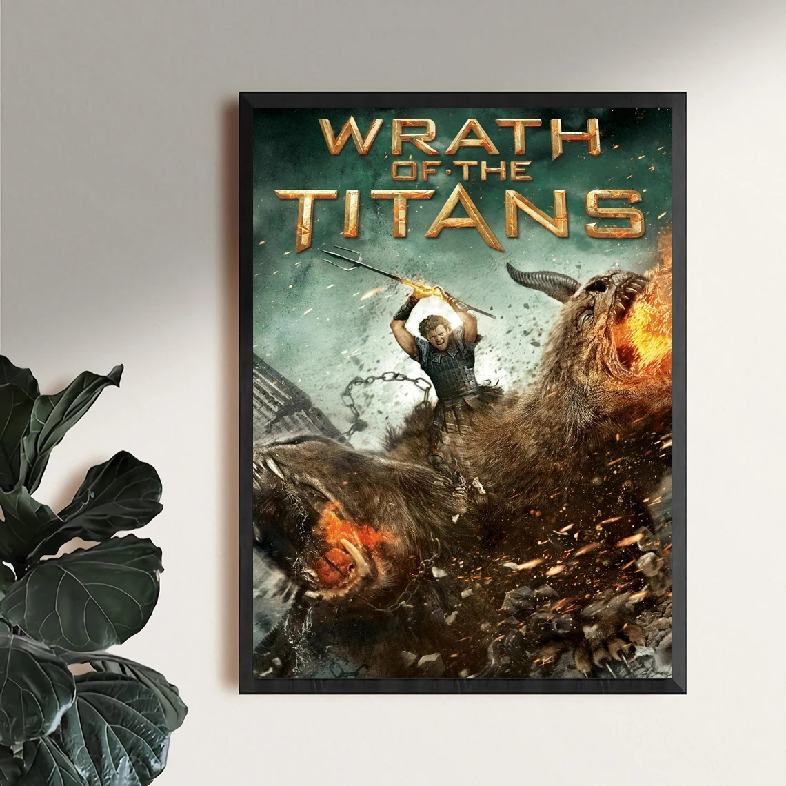 Wrath of the Titans (2012) Movie Poster Star Actor Art Cover Canvas Print Decorative Painting (No Frame)