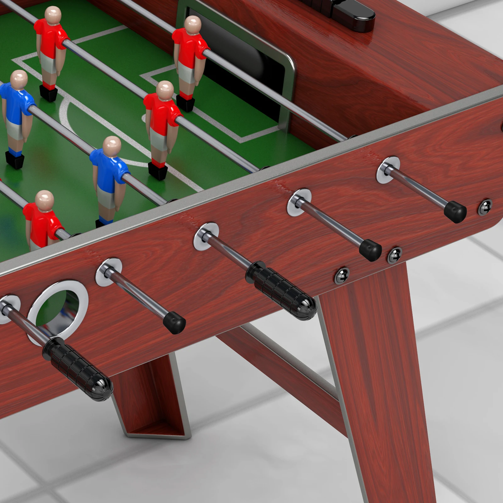 

20Pcs Foosball End Caps Universal Replacement Foosball Table Rod Protective Covers for Standard Table Soccer Accessories