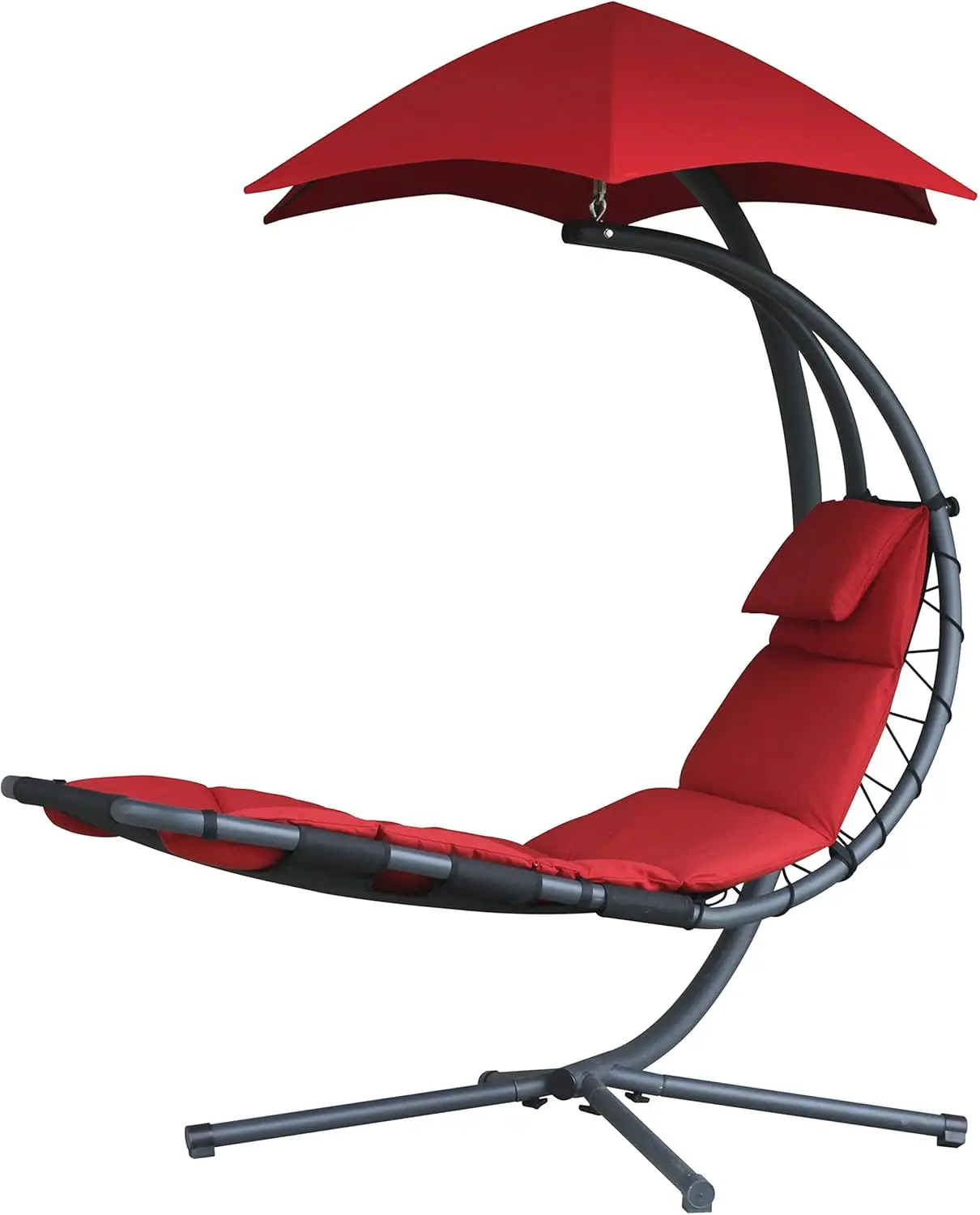 

Dream Chair – Ultimate Backyard Lounger with Canopy, Cushion, Pillow & Sturdy 4-Legged Base – 265 lb Capacity, Custom