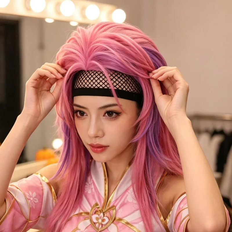 Extra Long Wig Cap Antislip Hair Net Thick Hair Cover High Elastic Mesh Breathable Cosplay Wig Base Skin Friendly Halloween