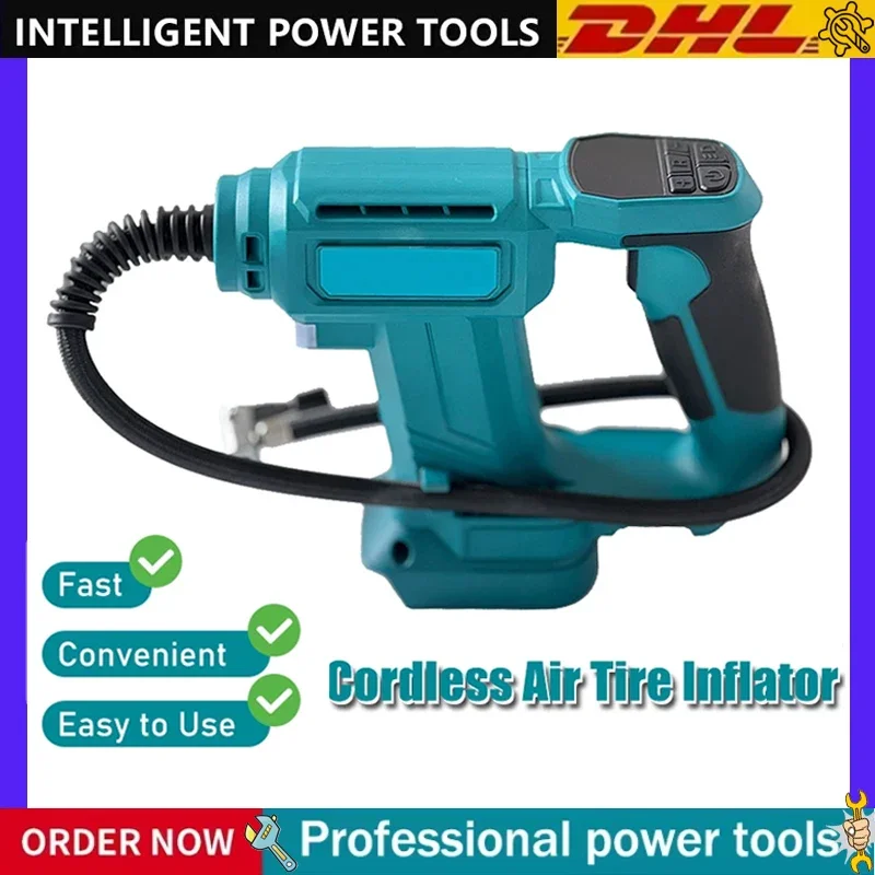 

Cordless Air Pump Portable Car Tire Inflator Air Compressor With Digital Display Inflatable Pump For Makita 18V Battery