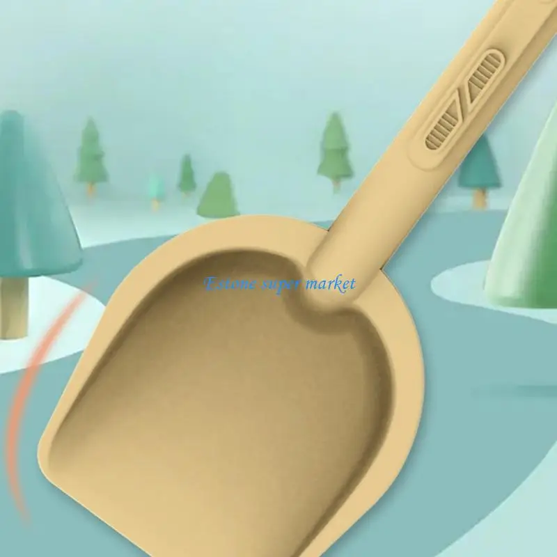 090B 2PCS Kids Beach Toy Sand Shovel Playset สำหรับการเล่นหิมะทรายและกิจกรรมกลางแจ้ง