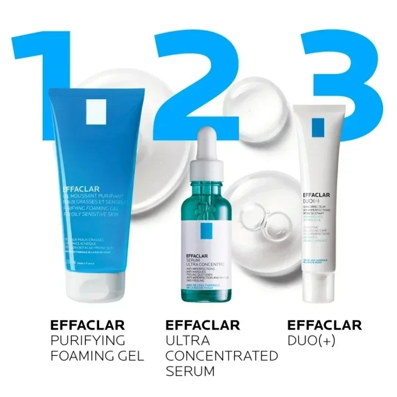 Vitamin C10 Hyalu B5 Effaclar Cicaplast Serum Effaclar Cream tabir surya kontrol minyak berbusa pembersih produk perawatan kulit 2024