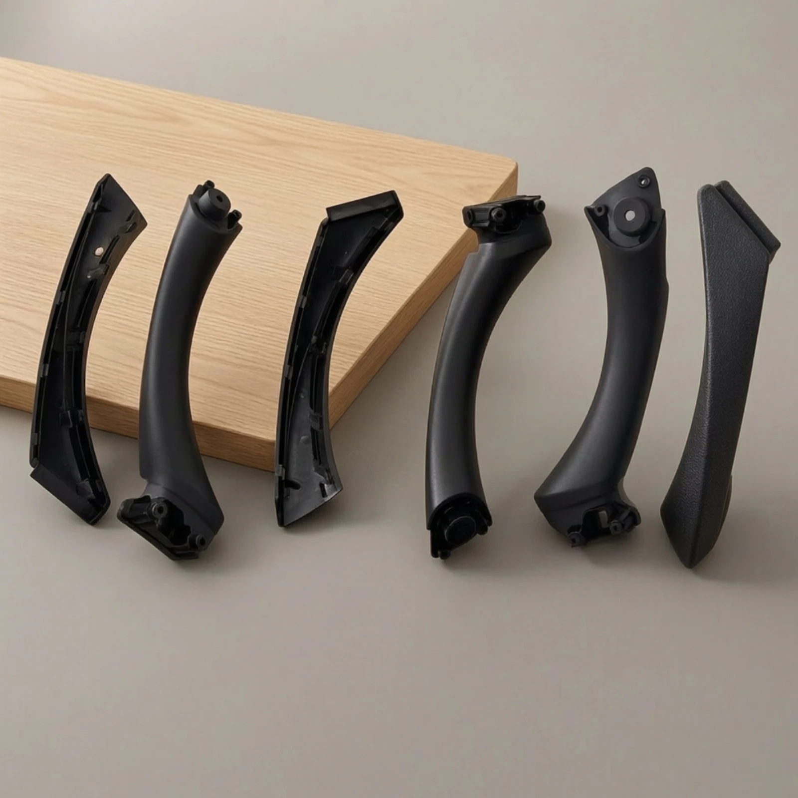 6 Pieces German Automaker E90 Interior Trim Parts with Mounting Points Textured Surface German Automaker E90 Armrest Components