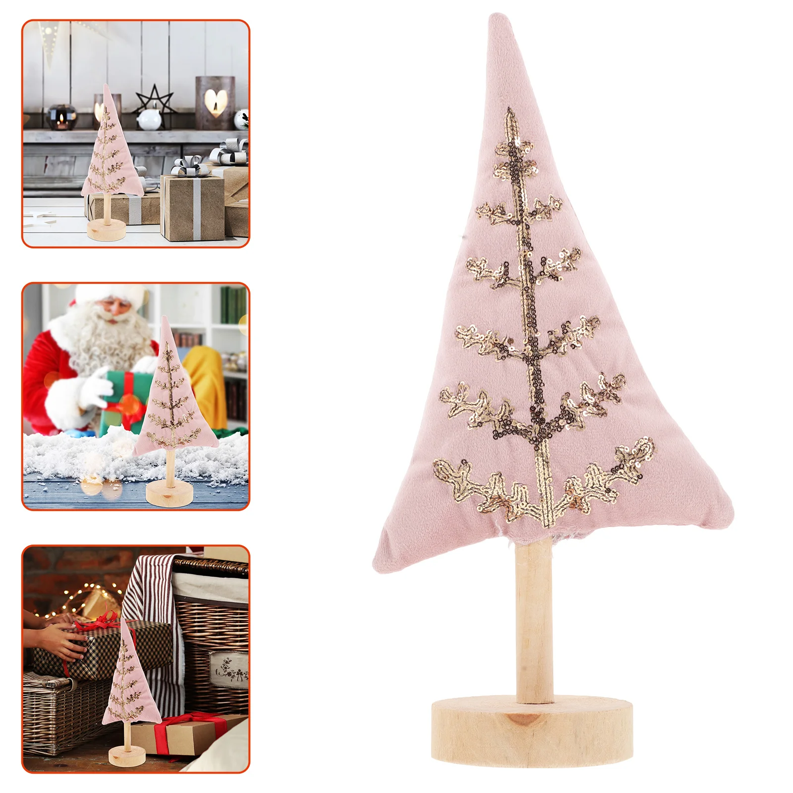 

1pcs Tree Mini Xmas Decor Tabletop Tree Home Holiday Decoration Desktop Party Ornament Festive Indoor Craft