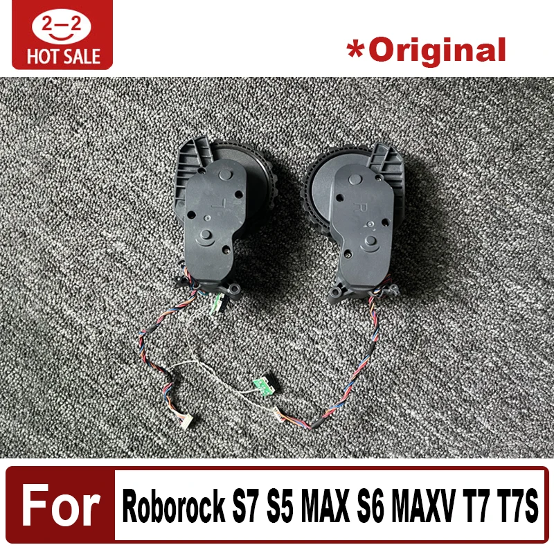 

Original For Xiaomi Roborock S7 S5 MAX S6 MAXV T7 T7S Accessories Replacement Left Right Travel Wheels Robot Vacuum Cleaner